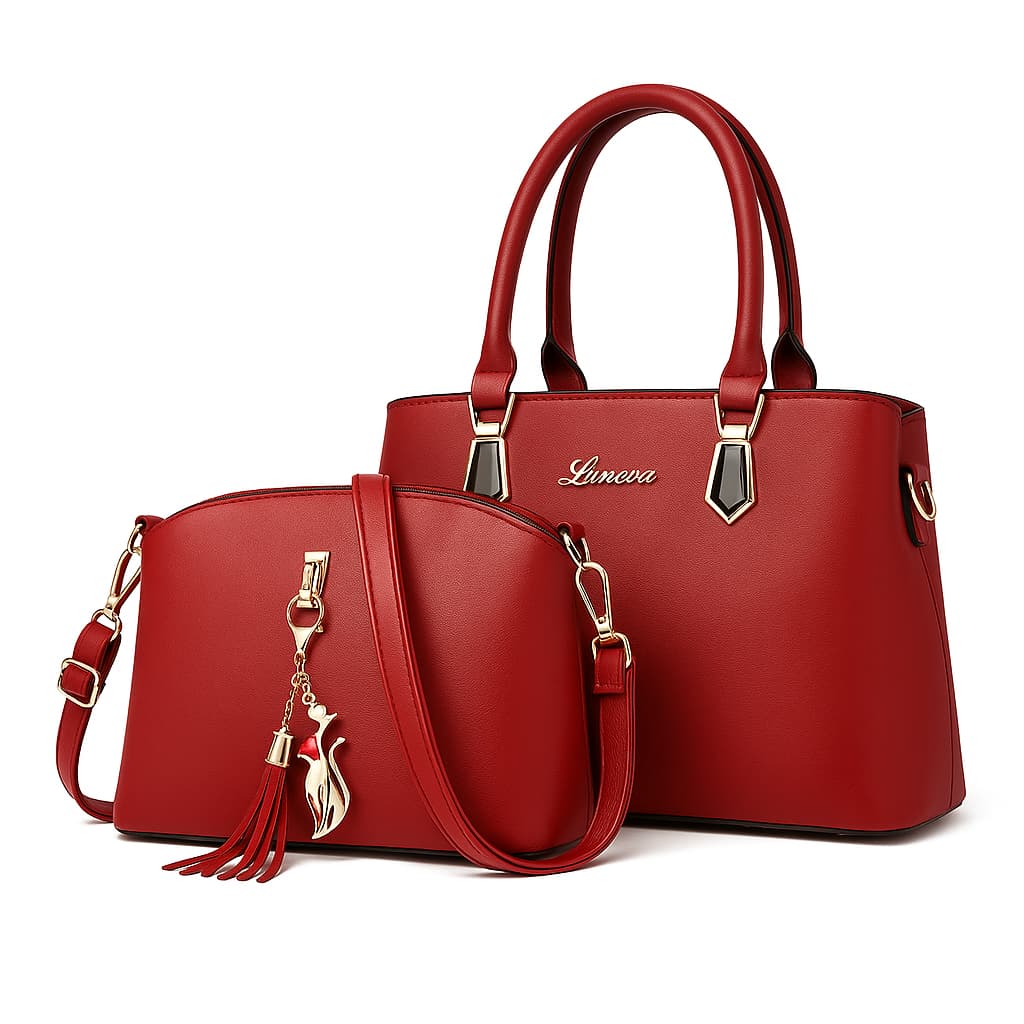 Luneva Verona – Schulter- & Handtasche im Set
